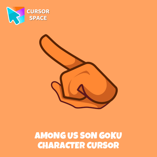Among Us Son Goku Character cursor
